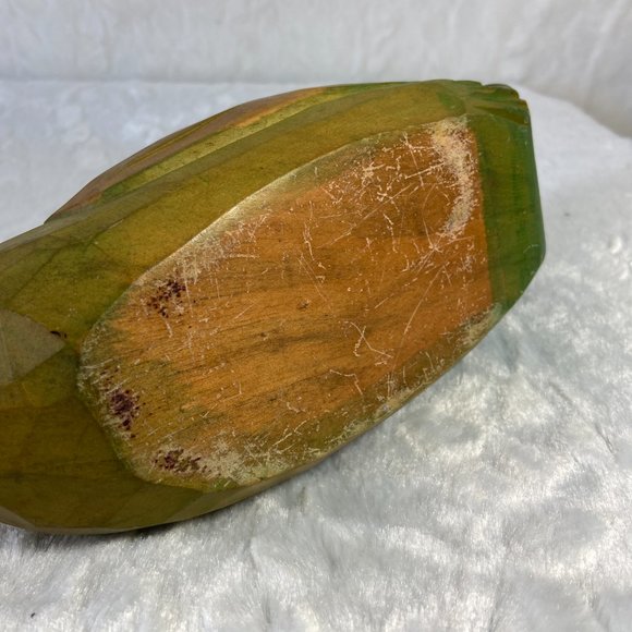 Vintage Solid Carved Wood Hand painted Mallard Duck - Picture 5 of 8